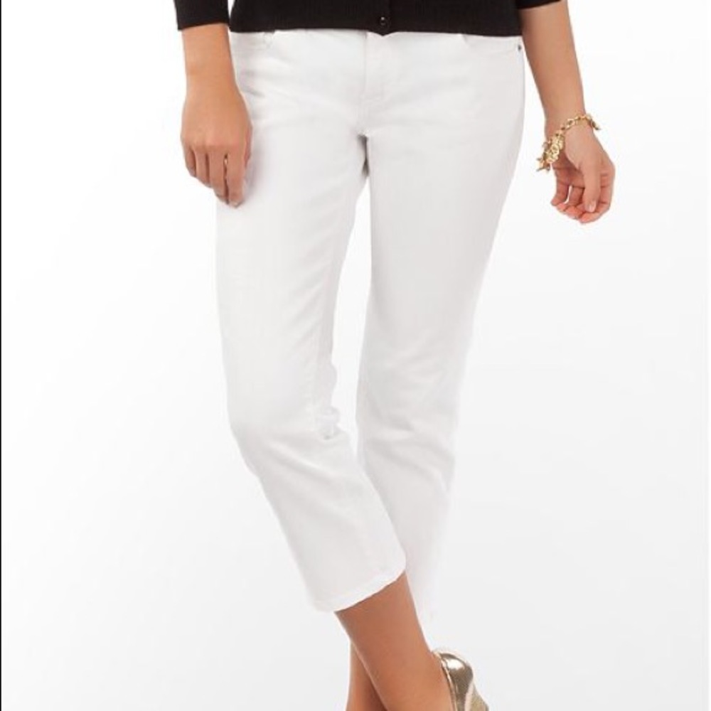 Lilly Pulitzer Palm Beach Slim Cropped Jean